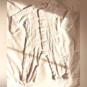 Magnetic Me White Speckled Coverall